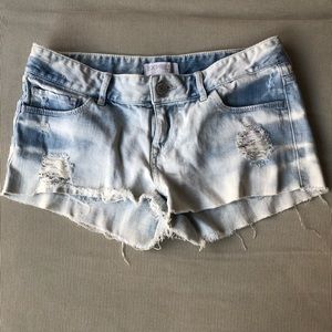 Express jean shorts